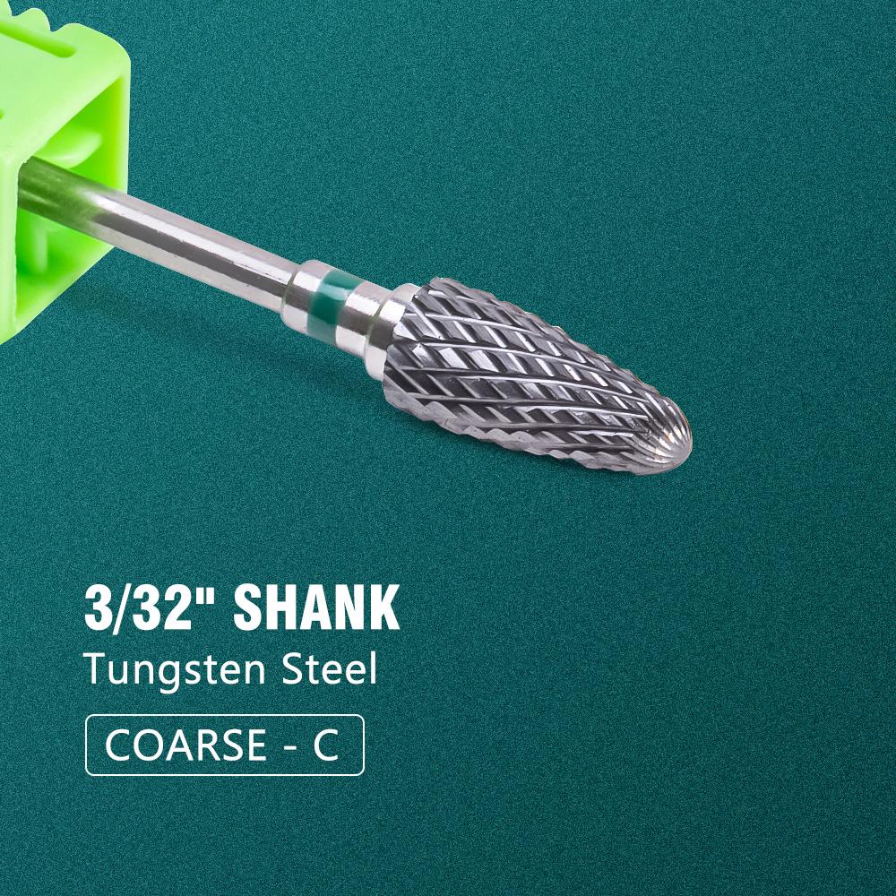 Dmoley Ceramic Tungsten Nail Drill Bit Electric Manicure Drills For Machine Milling Cutter Nail Burr Pedicure Accessories Tools