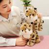 Cute Simulation Lynx Doll Plush Toy Zoo Lynx Doll Boys Accompany Soothing Doll