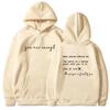Dear Person Behind Me Hoodie You Matter Hooded Sweatshirt You Are Enough Hoodies Unisextal Health Matters Pullover Kindness Tops Unisex