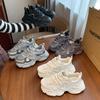 New Small Versatile Mesh Breathable Sports and Leisure Shoes Popular Thick-soled Heightening Dad Shoes Women's Autumn