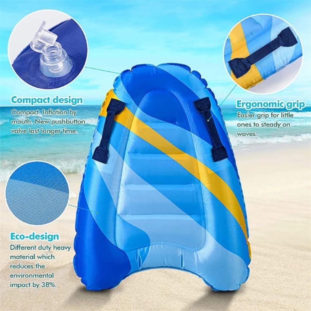 Folding Floating Surfboard Lightweight Surfing Body Board Floating Mat Inflatable Surfboard  Ocean