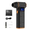 2 IN1Mini Color Screen Battery Power Display Jet BlowerVacuumable Mini Tur-bo Jet Air Blower Blower