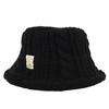 Knit Bucket Hat Black [Mozu] 471-0014
