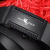 PULO Men's Automatic Leather Buckle Belt Casual Business Trendy New Men's Versatile Pure Cowhide Pant Belt