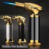 Flame Gun Torch Butane Lighter Burning Torch Electricity Ignite Outdoor Gas Torch Camping BBQ Soldering Welding Tool ( WITHOUT GAS )