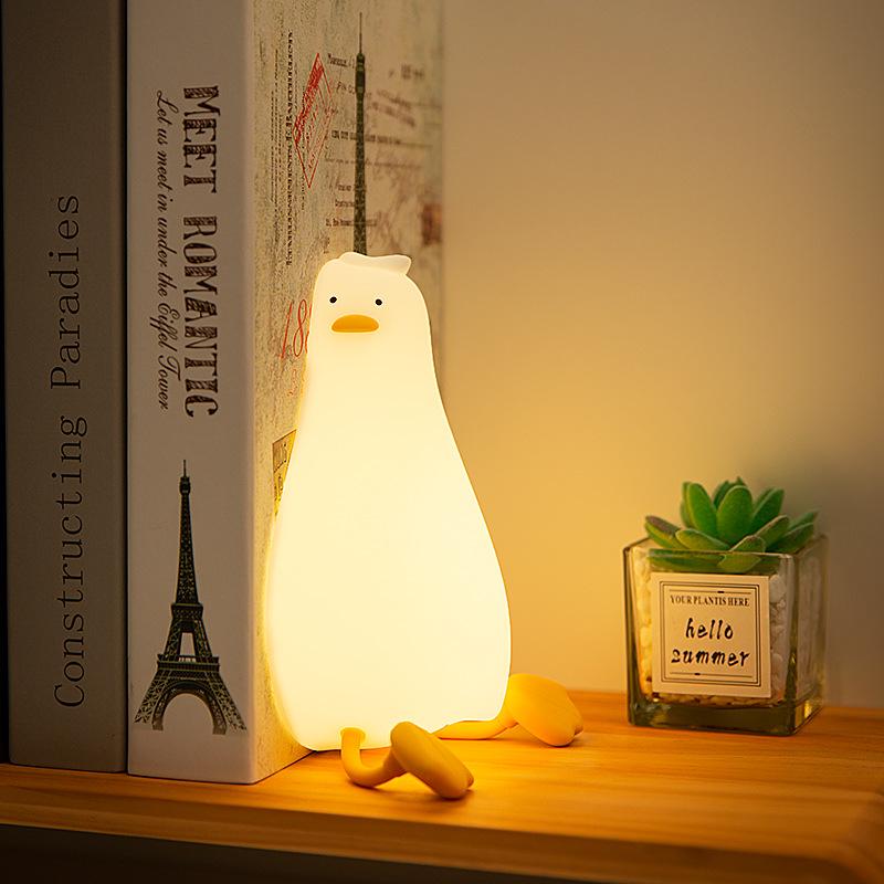 Duck Silicone LED Night Light & Phone Holder
