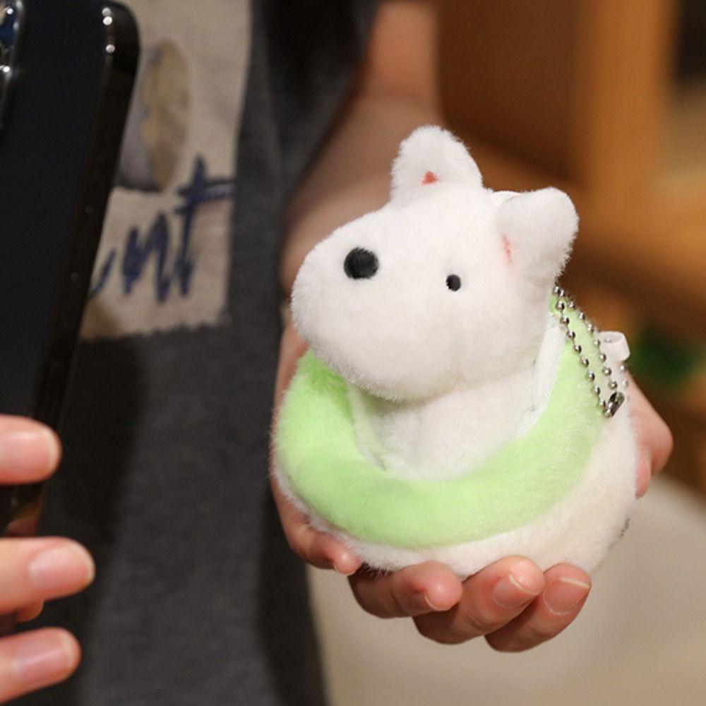 Bag Charm Corgi Doll Plush Toy Puppy Dolls Schnauzer Plush Pendant  Christmas Gift