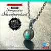 Pe2081 Серебряный кулон Коренной Старинная отделка Бирюзовый Кулон в античном стиле Только верхушка [2 ШТУКИ] [Название бренда] Мужской