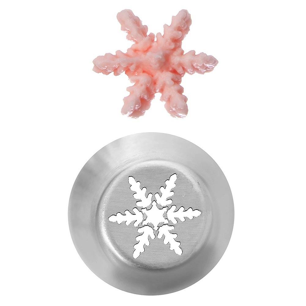 Russian steel snowflake decoration tip