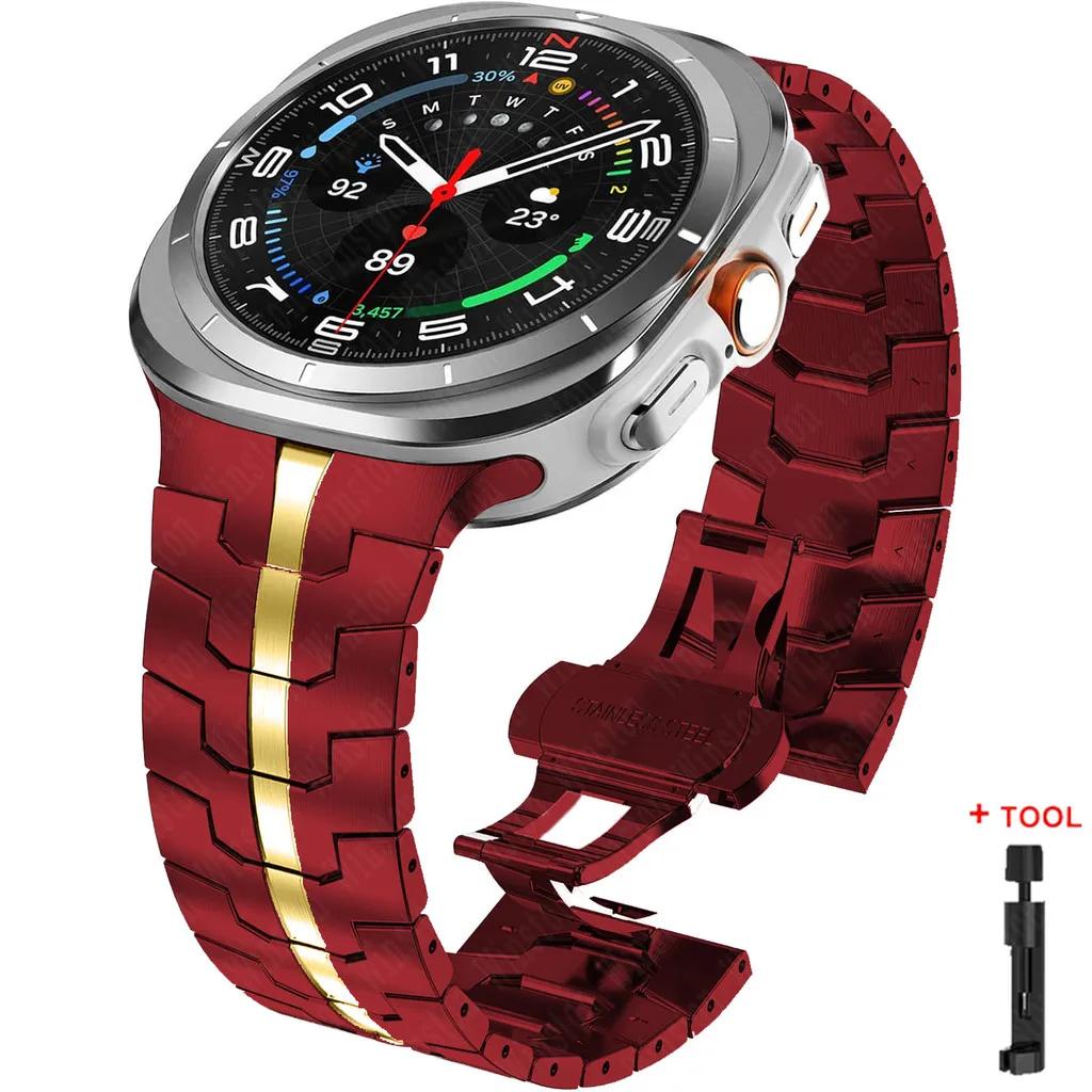 Stainless Steel Metal Bracelet for Samsung Galaxy Watch Ultra 47mm Band for samsung ultra 7 Galaxy Ultra 47MM Wrist Strap Correa