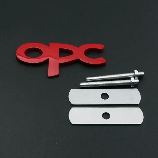 ABAC1 3D Metal Logo OPC Line Emblem Astra Zafira Antara Combo Corsa Meriva Insignia R Aglia Mokka X Accessories