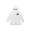 Jordan PSG Collaboration SS24 Tag Logo Long Sleeve Reversible Hooded Cotton Jacket Men Outerwear White DZ2905-072