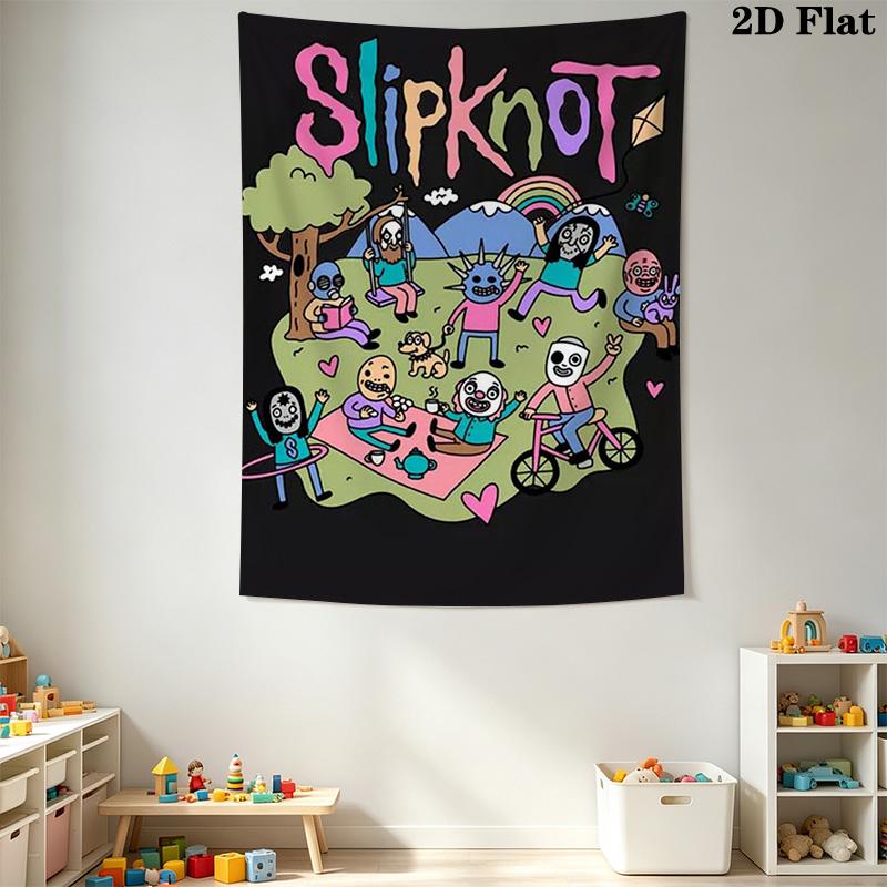 Hip-Hop Cartoon Pattern Home Decor Tapestry, Wall Hanging, Decorative RV Wall Cloth.SGT0917517