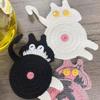 Heat Insulation Crochet Coaster Non-slip Knitted Cup Mat Table Decor Drink Pad  Home Supplies