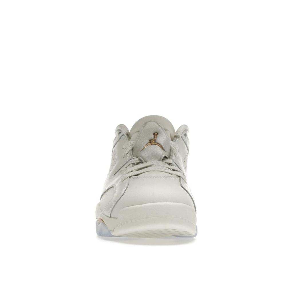Air Jordan 6 Low Lunar New Year Unisex Sneakers White Spruce-Aura Metallic-Gold DH6928-073