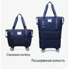 Travel Bag With Universal Wheels, Expandable Luggage Bag, Large Capacity, Dry And Wet Separation Storage, Business Trip And Fitness Bag