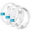 USB Type C Cable USB-C & USB-A 5 A Cable [QC3.0 Compatible Fast Charging] Type C Charging Cable iPhone16/iPhone 15 Pro MAX, iPad Pro,Samsung Galaxy