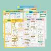 5-piece geometry chart set