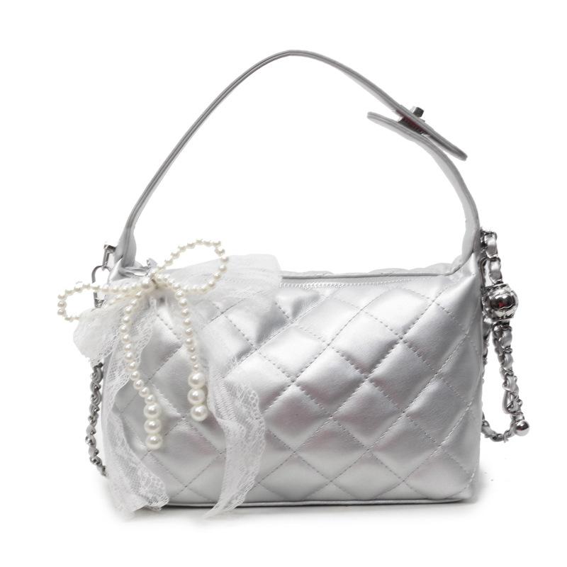 Популярная оптовая высококачественная темпераментная портативная сумка-подушка с легким ароматом, женская универсальная сумка-мессенджер с бриллиантовой цепочкой класса люкс