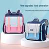 Lightweight British-Style Backpack for Grades 1-4: Large Capacity, Spine Protection