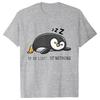 To Do List Nothing Penguin Funny Print T-Shirt Women Lazy Penguin Humorous Top Female Fashion Tshirt Short Sleeve Summer Clothes