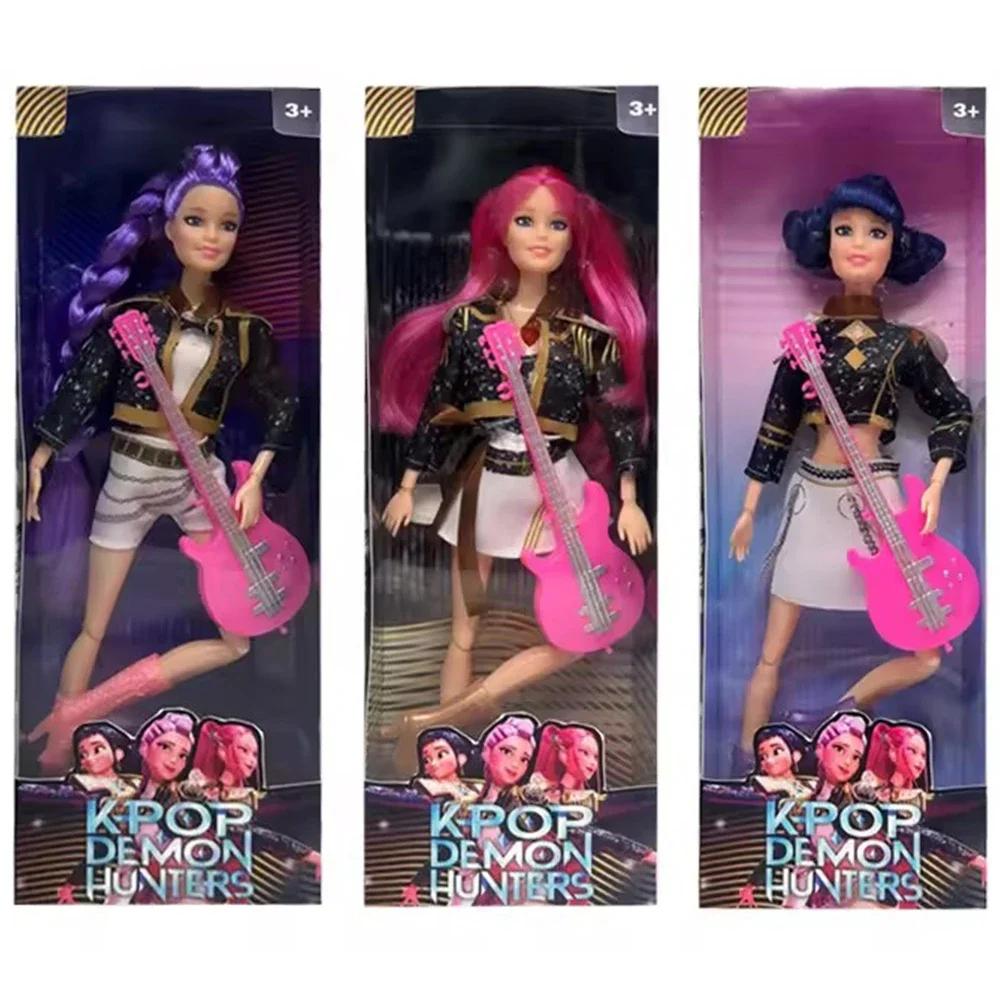 11,5 дюймов K-pop Куклы Охотники на Демонов Руми Мира Зои Красивая Принцесса DIY Пластиковая Кукла Фигурка Подарок Кино-Атрибутика