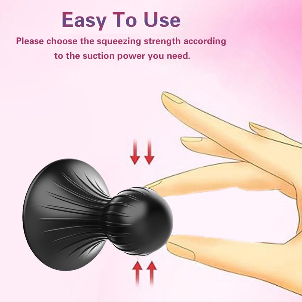 Nipple Sucker Breast Masturbator Enlarger Nipple Stimulation Suction Vacuum Pump Masturbation Adult Sex Toys for Women Couple