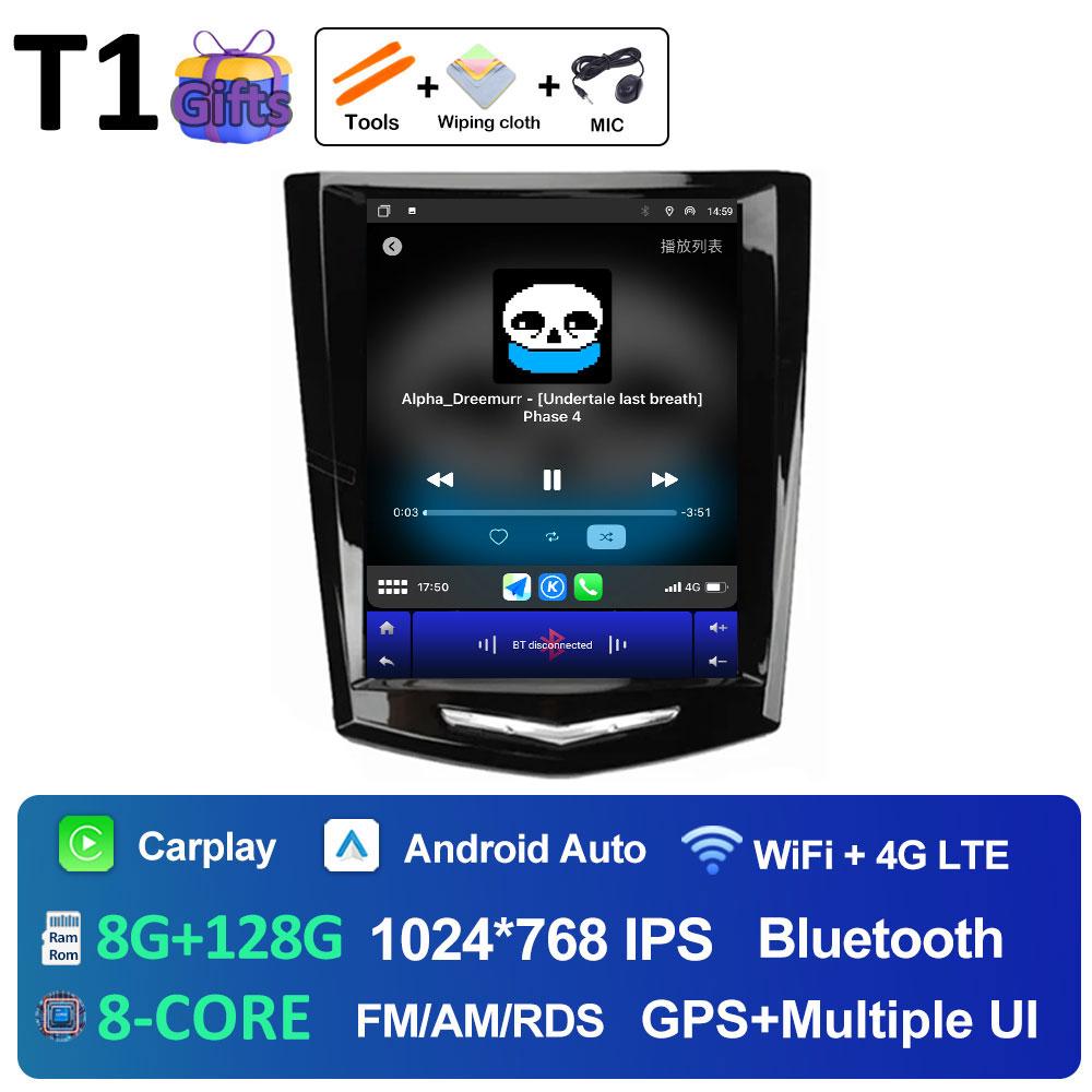 Для Cadillac ATS XTS CTS SRX 2013 2014 2015 2016 DSP Стерео Беспроводной Carplay Android Auto 2.5D Сенсорный экран Головное устройство Не 2 DIN