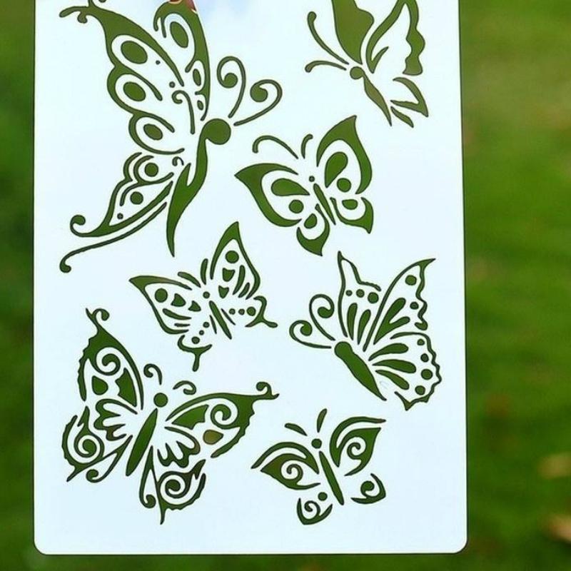 1PC Butterfly Stencils for Wall Painting DIY Scrapbooking Po Album Paper Card Making Craft