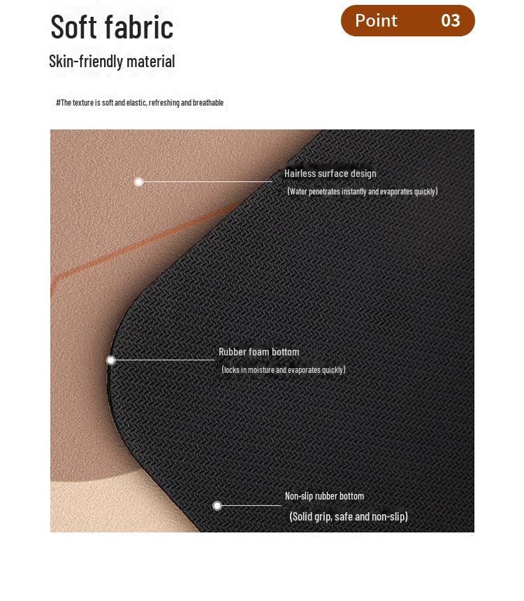 Диатомовая грязь абсорбирующий нескользящий коврик для ванной комнаты