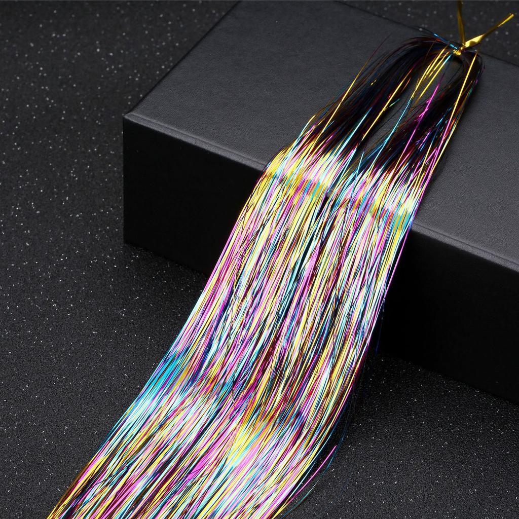 47 Inches Hair Extension-Tinsel 12 Colors 2400 Strands Hair Extensions For Women
