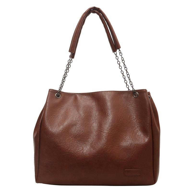 Сумка большой вместимости Женская мода Новая универсальная сумка через плечо для通勤 Тоут