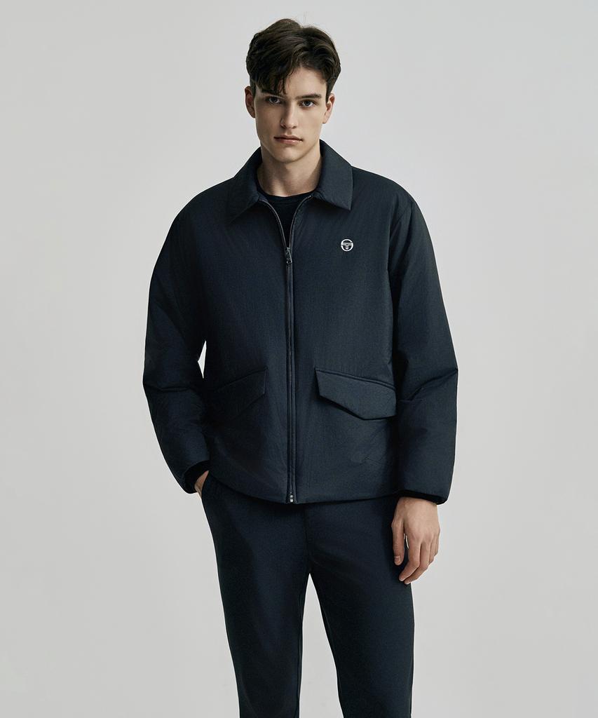 Sergio Tacchini M Cushlight Ультралегкая стеганая куртка (черный)