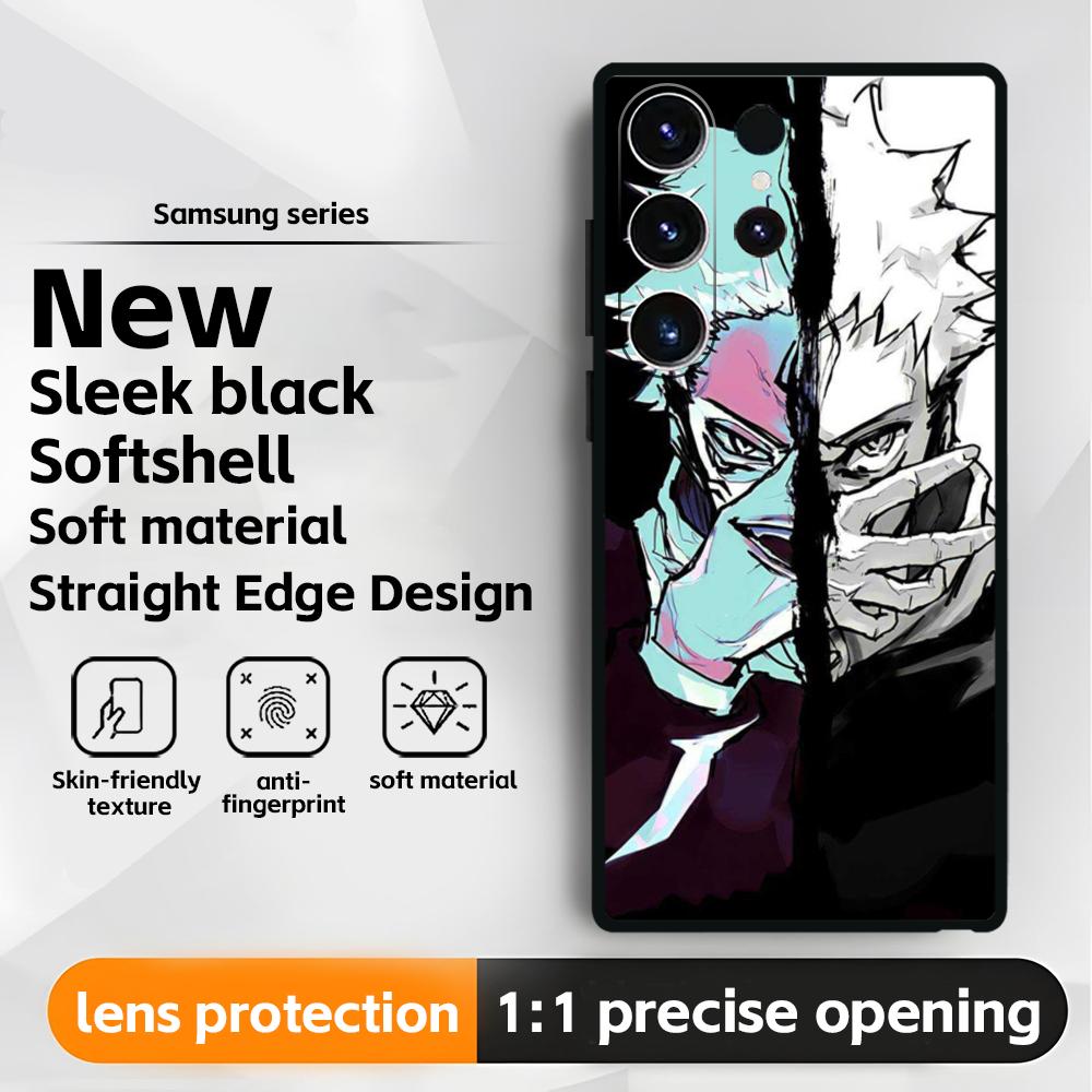 Hot Anime Jujutsu kaisen(0) Phone Case For Samsung Galaxy S25 S24 S23 S22 S21 S20 Plus Ultra Note20 Soft Black