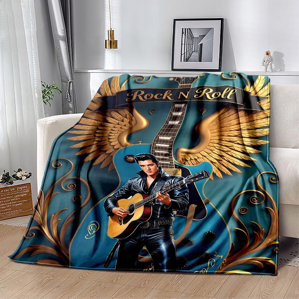 Space Rock Legend Blanket Warmthful Decor Perfect for Office Livingroom Seaside for All Seasons Modern Style Gift for Travel Home Birthdays