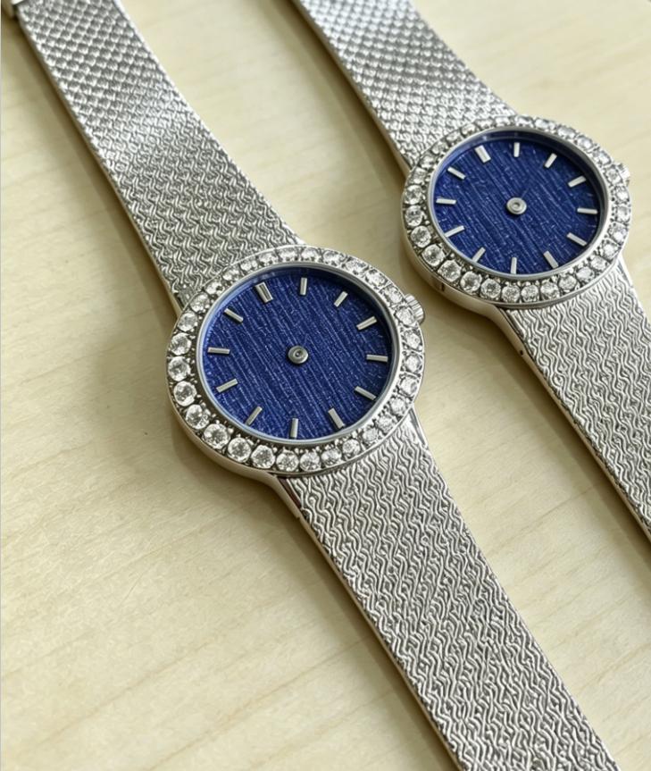 Full Diamond Vintage Women Watch Gold Silver Exquisite Retro Japan Movement Accurate Time Quartz Ladies Wristwatch