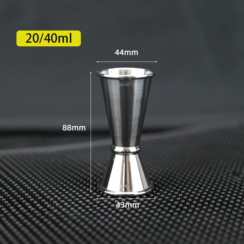 1pc Liquid Measuring Cup Stainless Steel Measure Cup Cocktail Spirit Jigger Mixed Beaker Measure Cup Kitchenware Bar Accessories