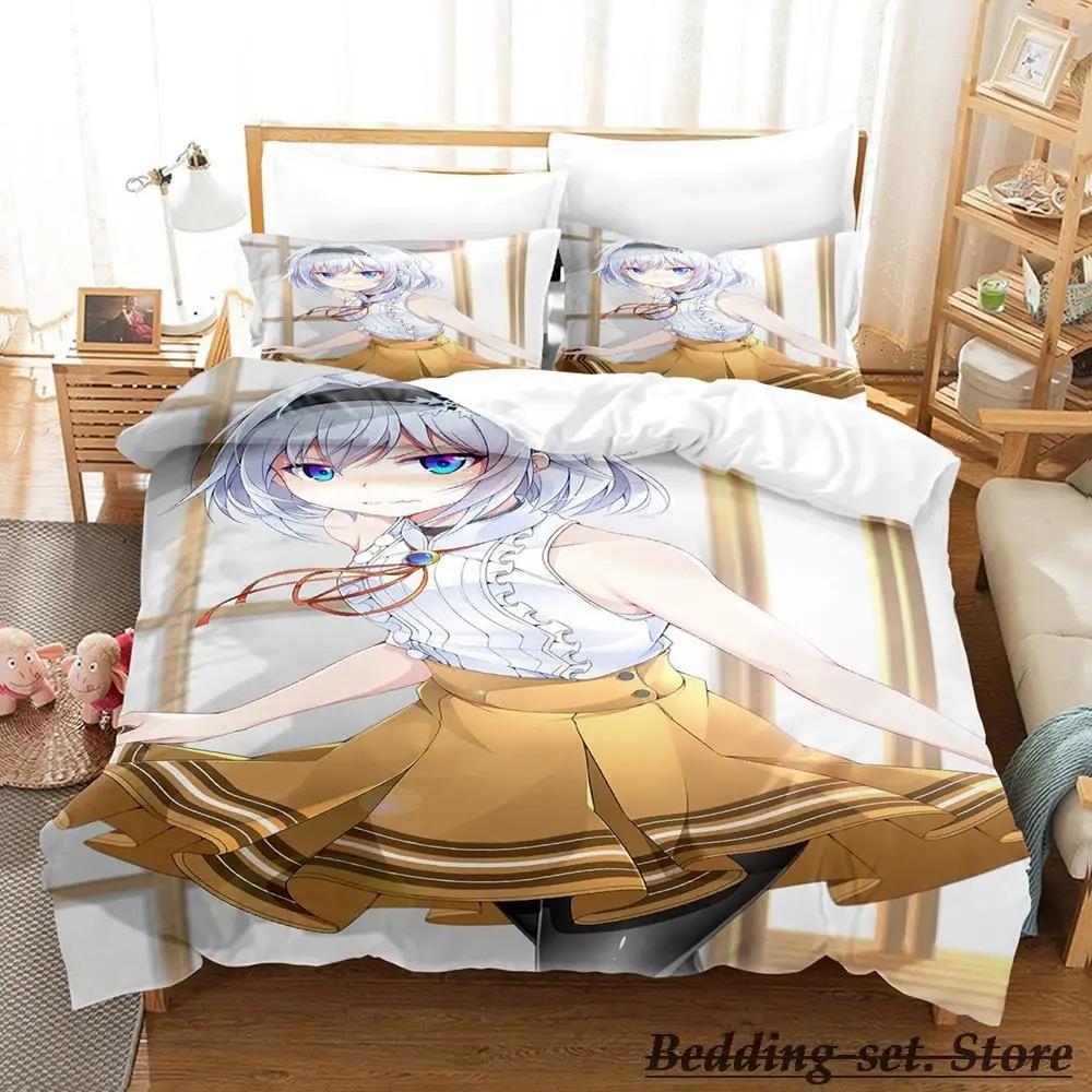 The Ryuo's Work Is Never Done! Bedding Set Single Twin Full Queen King Size Bed Set Adult Kid Bedroom Duvetcover Sets Anime