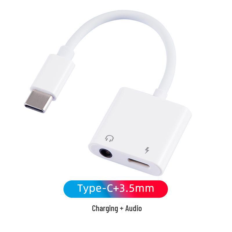 Type-C To 3.5mm Headphone Adapter with PD18W Fast Charging & Live Broadcast Support