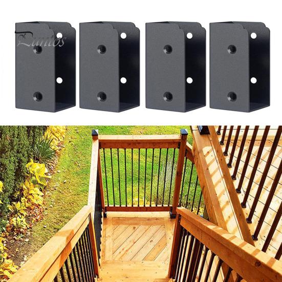 8 шт. кронштейнов для перил из нержавеющей стали, соединители для лестниц, нержавеющие, устойчивые к коррозии, простые в установке инструменты для установки соединения поручня