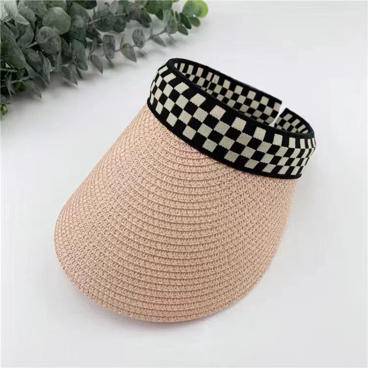Женская летняя соломенная шляпа-утка - Универсальная солнцезащитная и пляжная кепка для путешествий на открытом воздухе