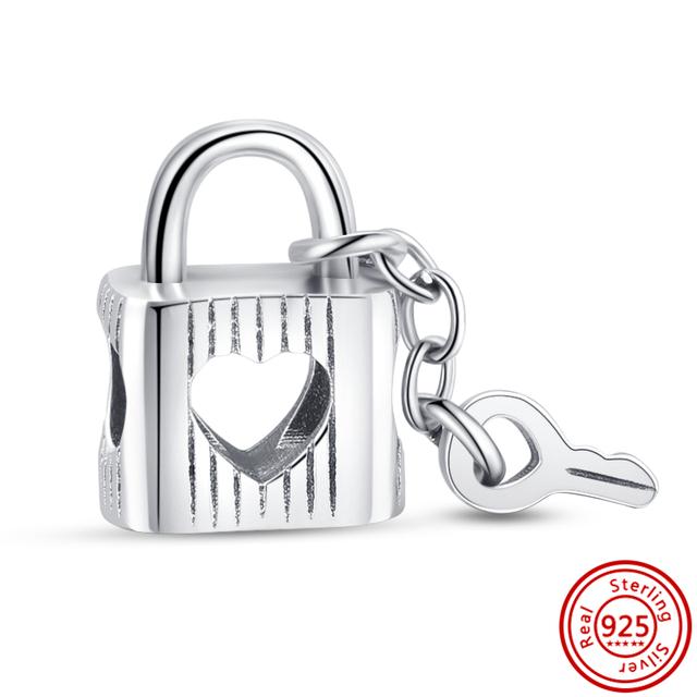 92 Стиль 925 Серебро 925 пробы для мальчиков и девочек Щенок с принтом лапы Сердце Сова Полый кулон Изящная бусина Подходит Подвески Браслет Ювелирные изделия