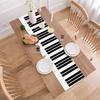 Piano Table Runner Musical Themed Party Decorations Entertainment Dining Room Home Kitchen Island Decor 13 x 72Inches