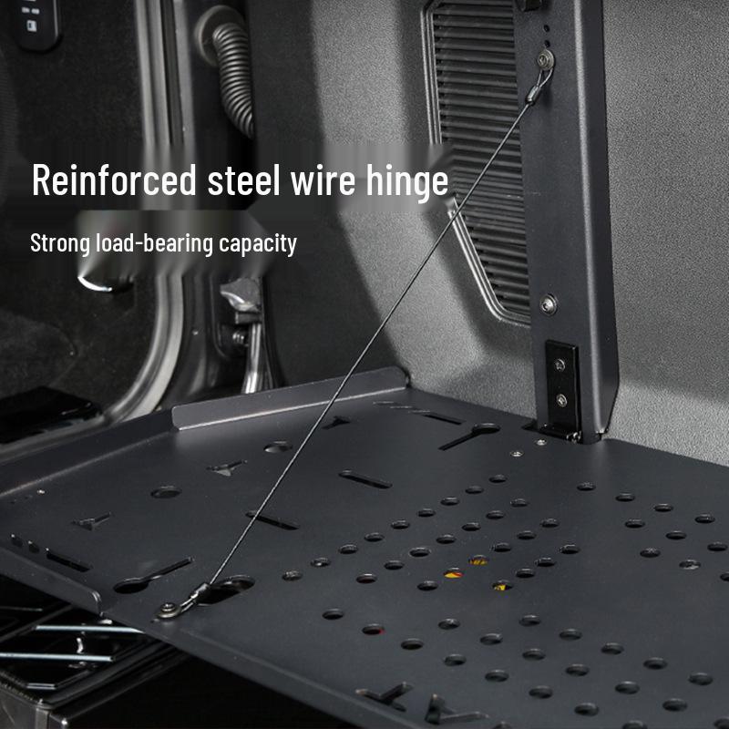 Стеллаж-удлинитель для окна задней двери Tank 400hi4t: Каркас для хранения в багажнике, сетка и аксессуары для интерьера