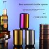 Automatic Push-Type Creative Beer Bottle Opener - Magical Tool with Logo.
