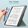 Чехол-подставка MoKo для Kindle Scribe (Выпущено в 2024/2022) - Премиальная кожаная тройная обложка-подставка с держателем для ручки, Автоматический сон/пробуждение для 10,2-дюймового Kindle Scribe