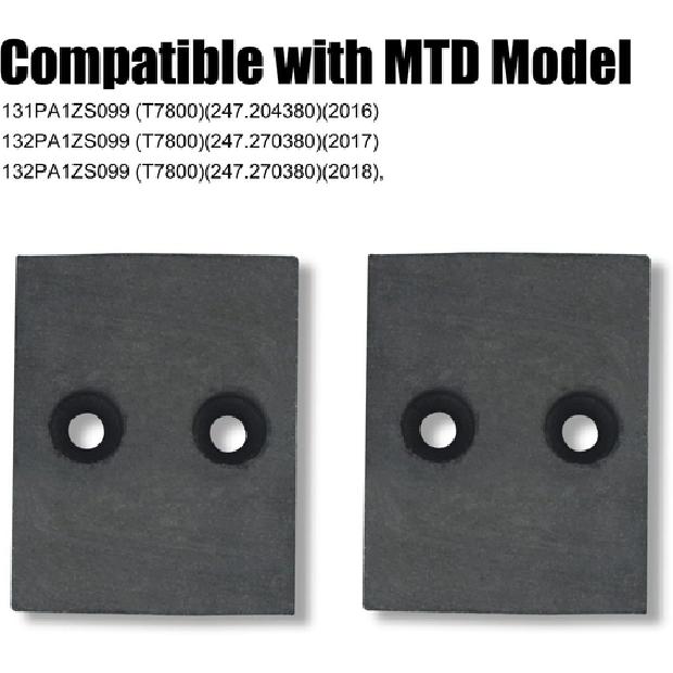 2 Pack 761-05007 Deck Brake Pad - by Ohoho - Compatible with MTD Troy Bilt...