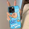 Милый чехол для телефона с капибарой Для iPhone 17 Pro Max 16 15 14 Pro Max 13 11 Plus Стеклянная крышка