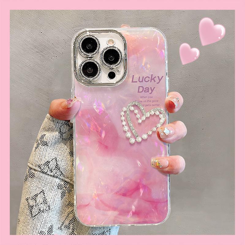 Браслет-кукла Smudge love, подходит для чехла мобильного телефона Apple 16pro 13, легкая роскошь, ощущение высокого класса, 15, полностью закрывающий, 14, для девочек