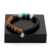Bracelet - A BIJOUX - Congo Malachite - Aquamarine - Matte Black Onyx - Made In France